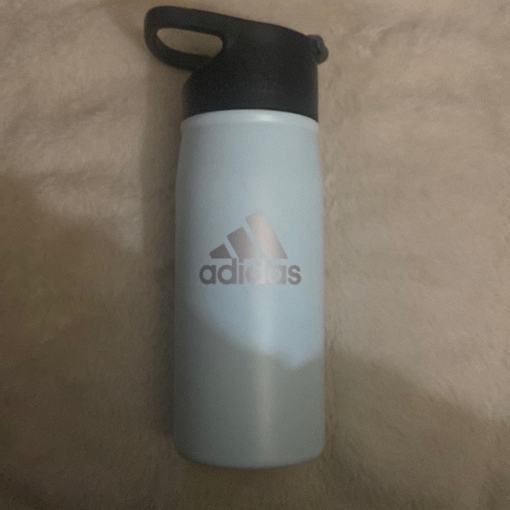 Adidas baby blue smoothie /coffee steel cup